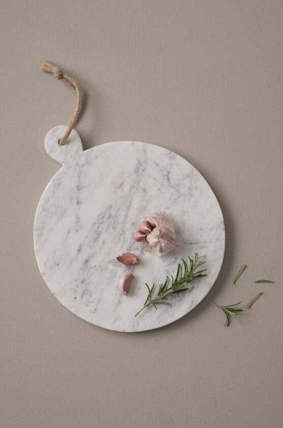 ARIELLE skjærefjøl, diameter 25 cm Hvit