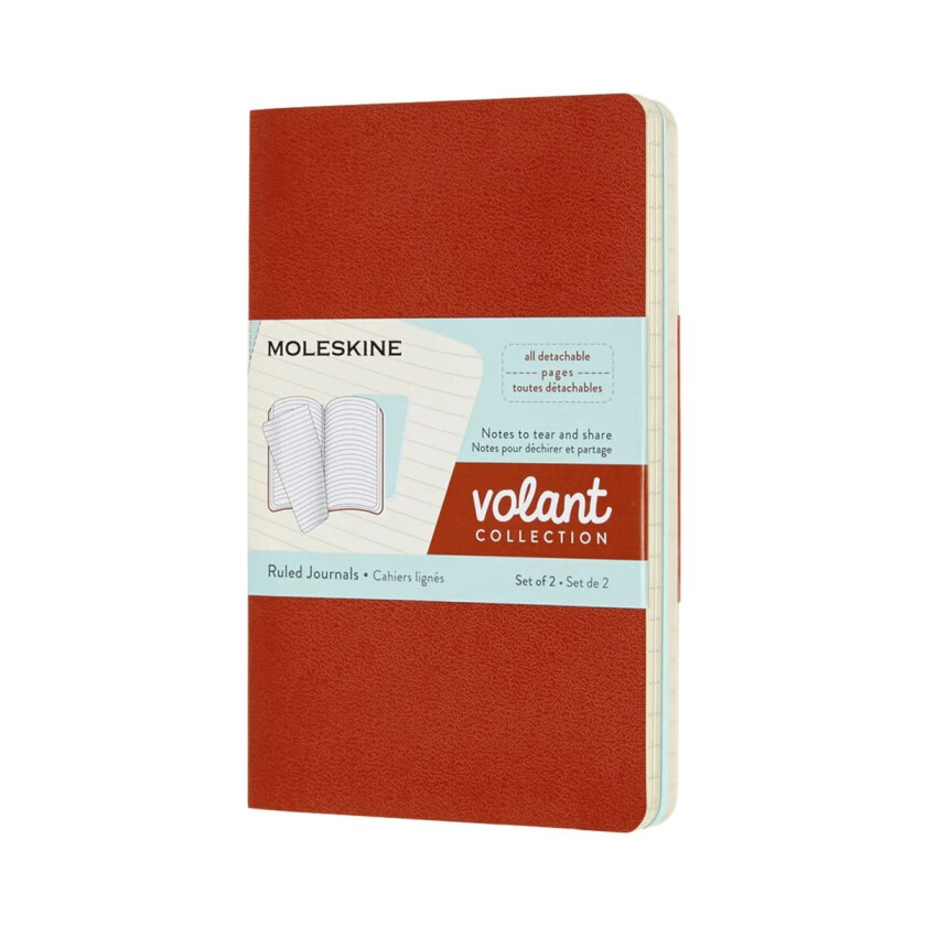 Notatbok Volant 2pk P Linjert