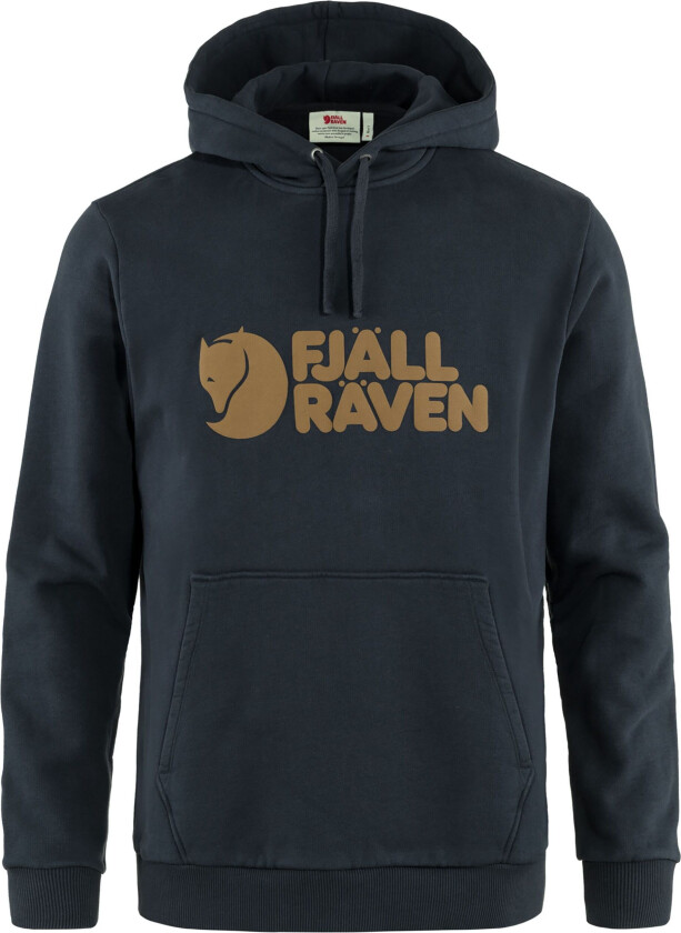 FJÄLLRÄVEN LOGO HOODIE M DARK NAVY