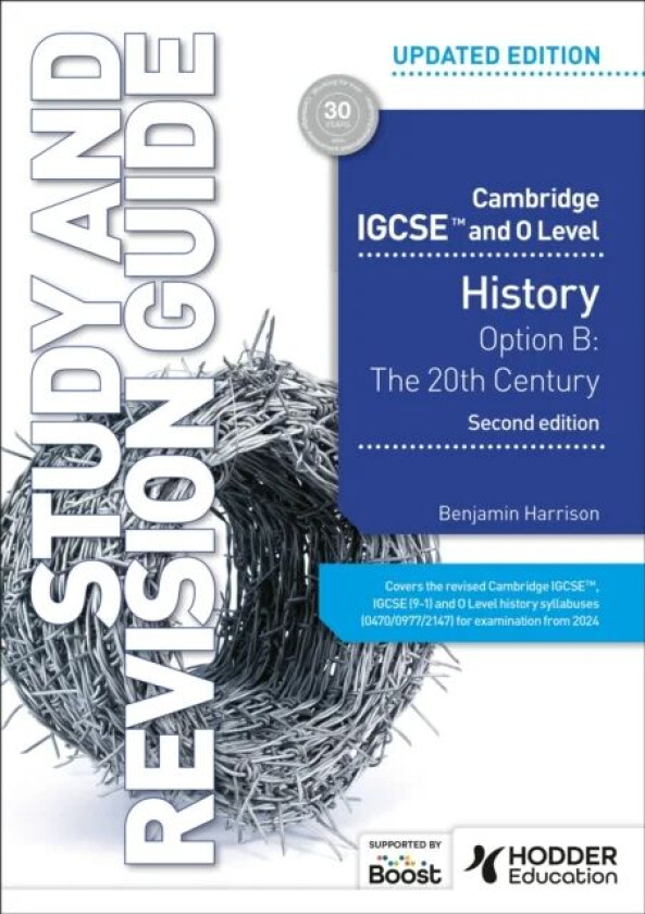 Cambridge IGCSE and O Level History Study and Revision Guide, Second Edition av Benjamin Harrison