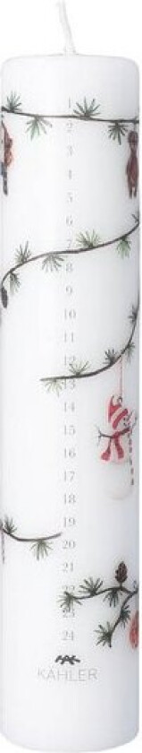 Bilde av Hammershøi Christmas kalenderlys 2025 25x5 cm