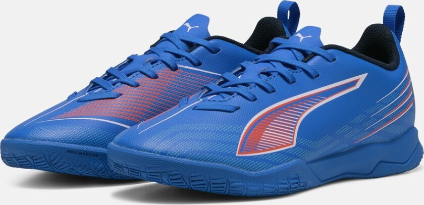 ULTRA 6 PLAY IT Jr, Ultra Blue-PUMA White-Glowing, 38 (UK 5), Fotballsko