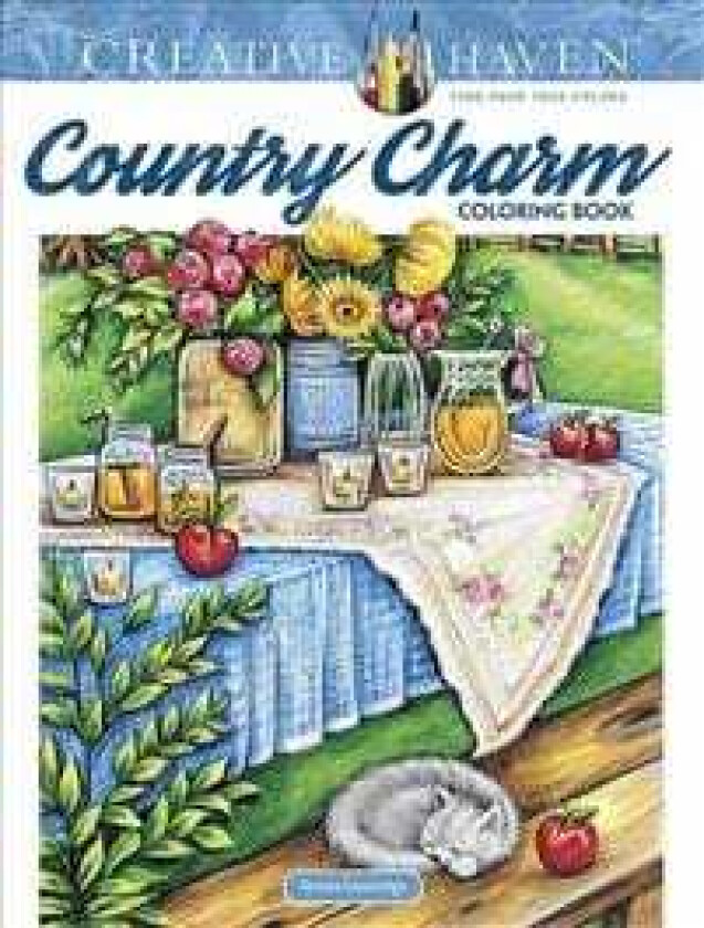 Creative Haven Country Charm Coloring Book av Teresa Goodridge