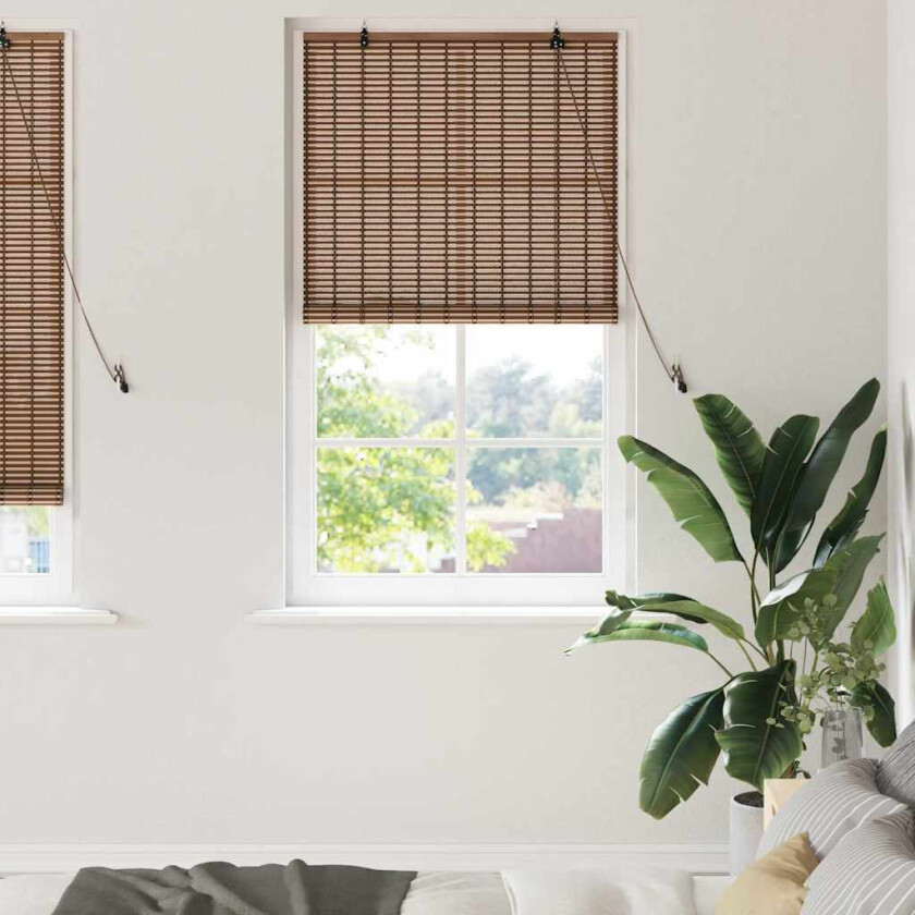 Vindu Persienner & Gardiner Brun 80 x 220 cm Bambus