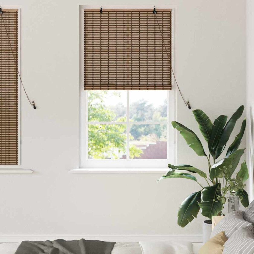 Vindu Persienner & Gardiner Brun 80 x 160 cm Bambus
