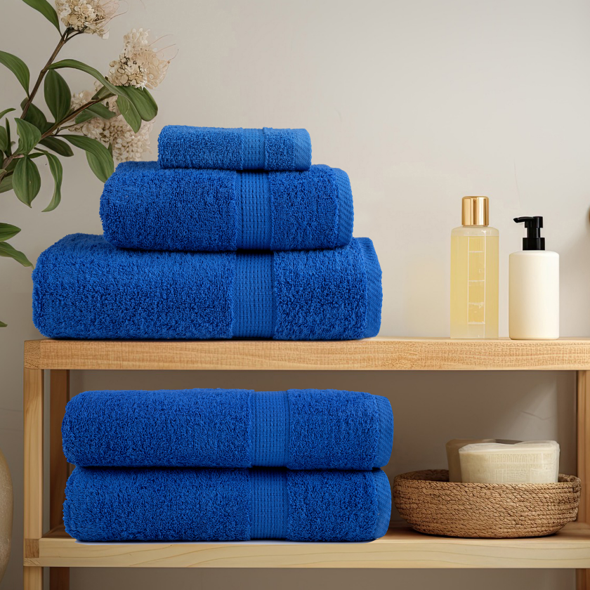 Vaskekluter 4 pcs Blå 15 x 21 cm Bomull