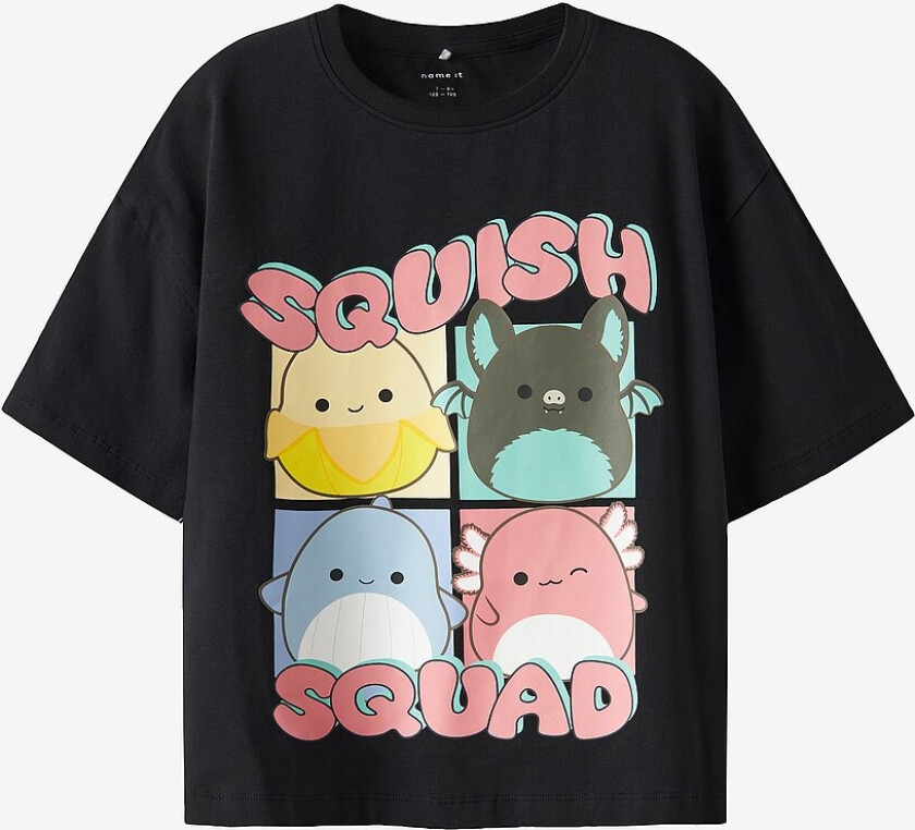 T-skjorte nkfJixera Squish SS Rlx Box Bfu - Svart