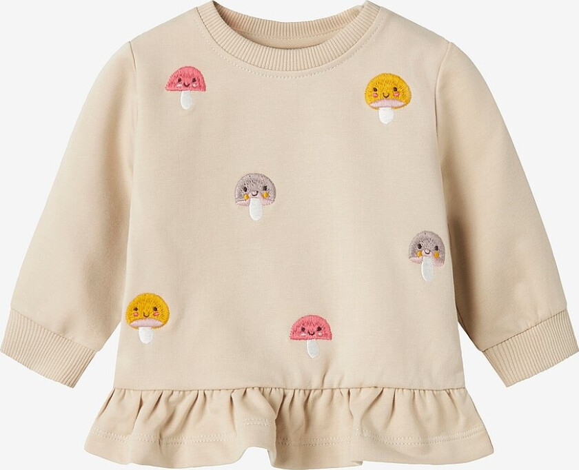 Collegegenser nbfLamella LS Sweat Unb - Beige