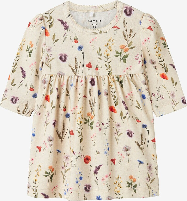 Kjole nbfLuxa LS - Beige