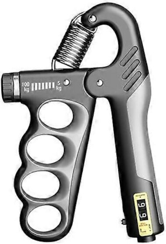 Bilde av Grip Strength Trainer 5-100KG Mekanisk Underarms Trener Tellbar Menn Kvinner Justerbar Håndgrep Styrke