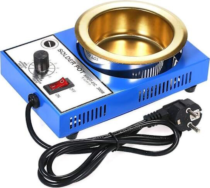 220V 300W Loddebolt Tinn Smelteovn Temperaturkontroll Lodding Avlodding Badekar 100/80/50/38mm 200~450 Celsius EU Plugg