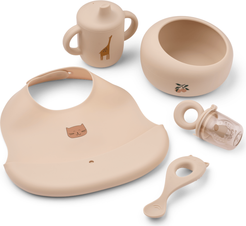 Bilde av Mileah baby mealtime servisesett Apple blossom