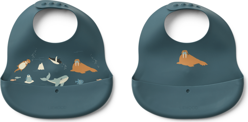 Bilde av Ember printet smekke 2 deler Arctic Sea-Ocean view