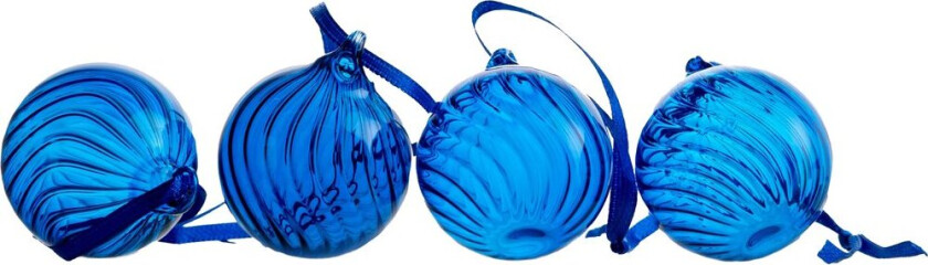 Opacity juletrekule XS Ø4 cm 2-pakning Blå