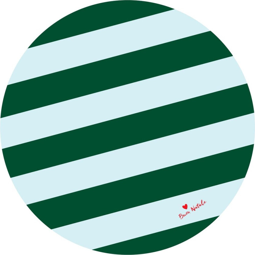 Love juletrematte Ø100 cm Grønn-lysblå