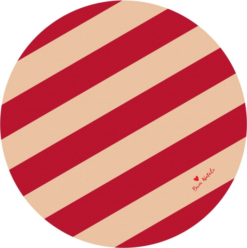 Love juletrematte Ø100 cm Rød-sand