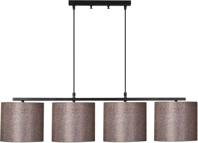 Taklampe Donria Svart / Brun - Brun/Svart