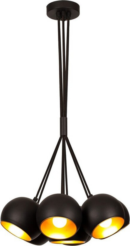 Taklampe Kelorn Svart / Gull - Gull/Svart