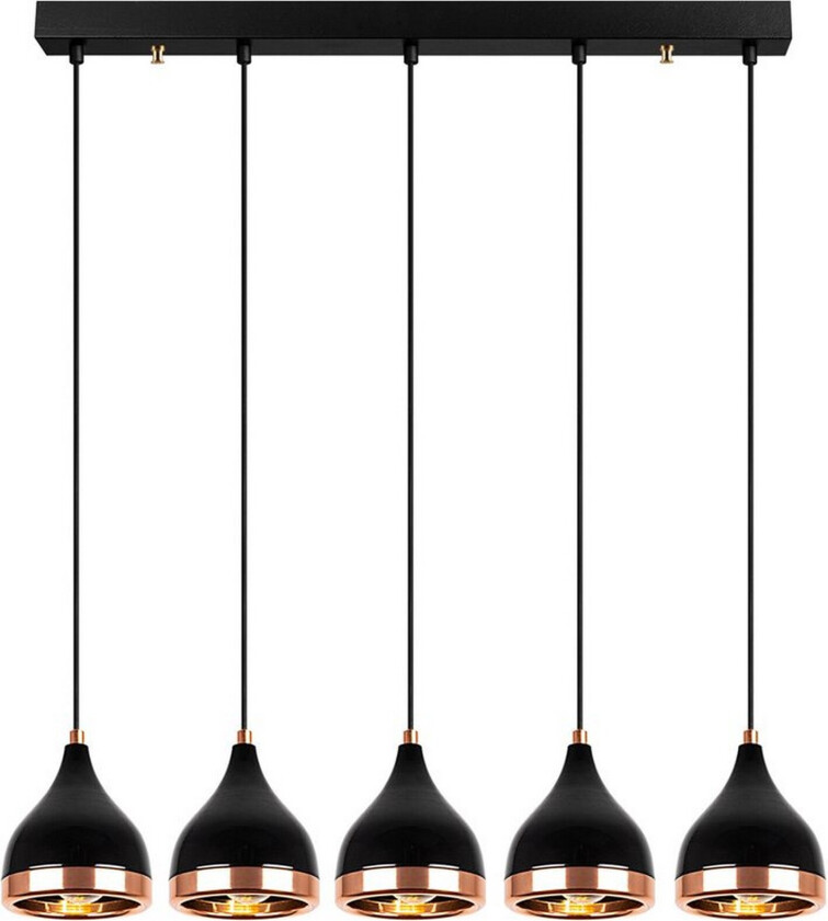 Taklampe Soodne Svart / Kobber - Kobber/Svart