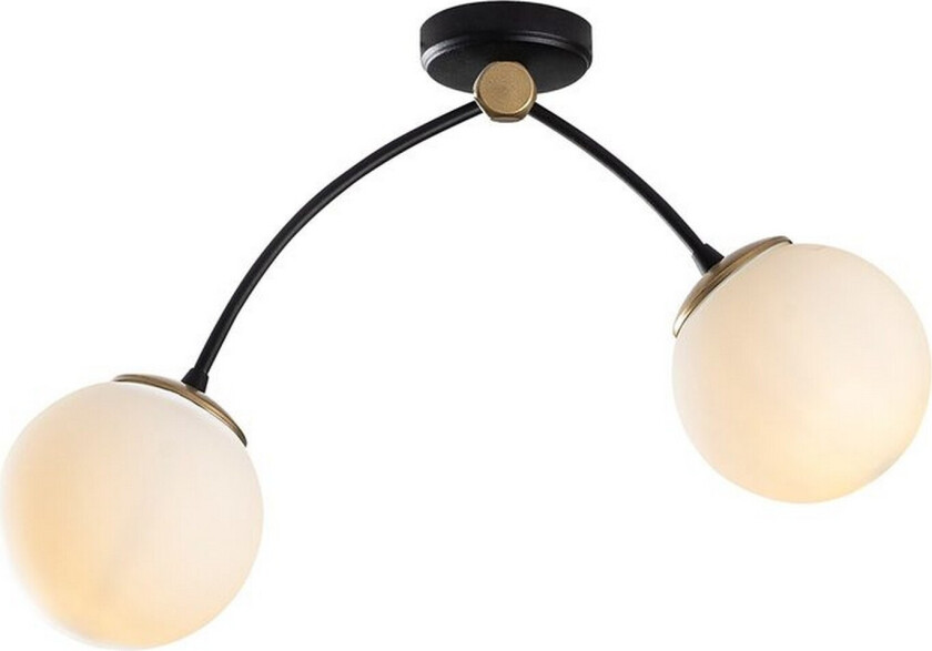 Lysekrone Yenda Hvit / Svart - Svart/Hvit