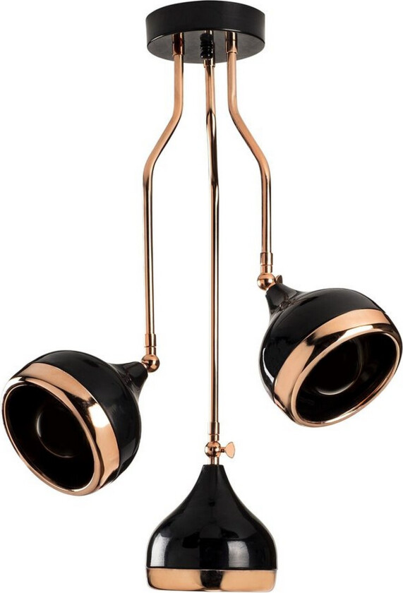 Lysekrone Beloulfield Svart / Kobber - Kobber/Svart