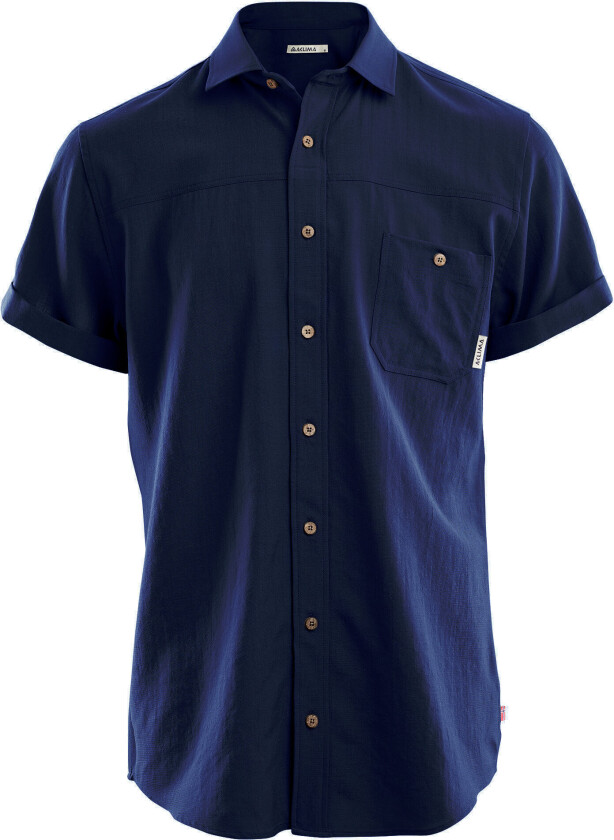 Leisurewool Short Sleeve M's navy blazer