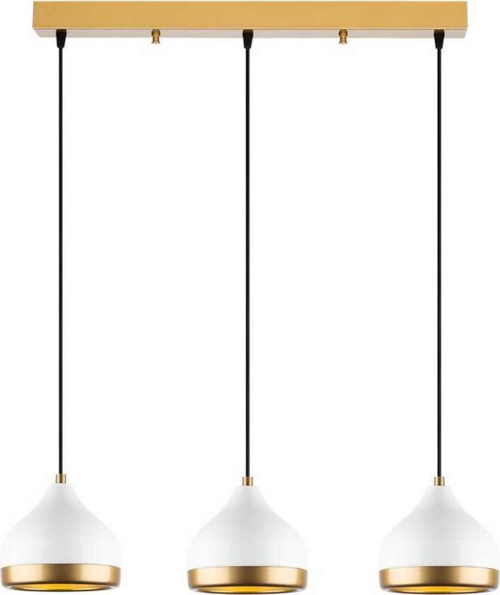 Taklampe Soodni Tre Horisont Hvit - Hvit