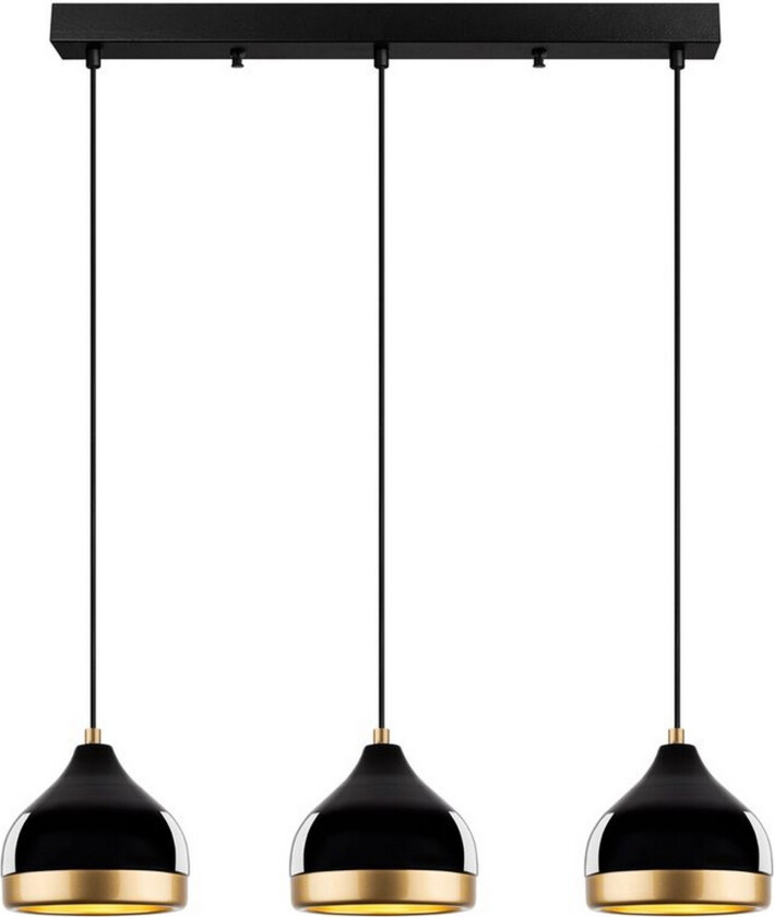 Taklampe Soodni Tre Horisont Svart - Svart