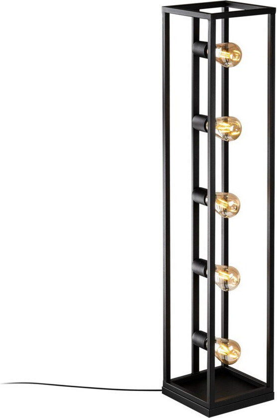 Gulvlampe Orika Svart - Svart