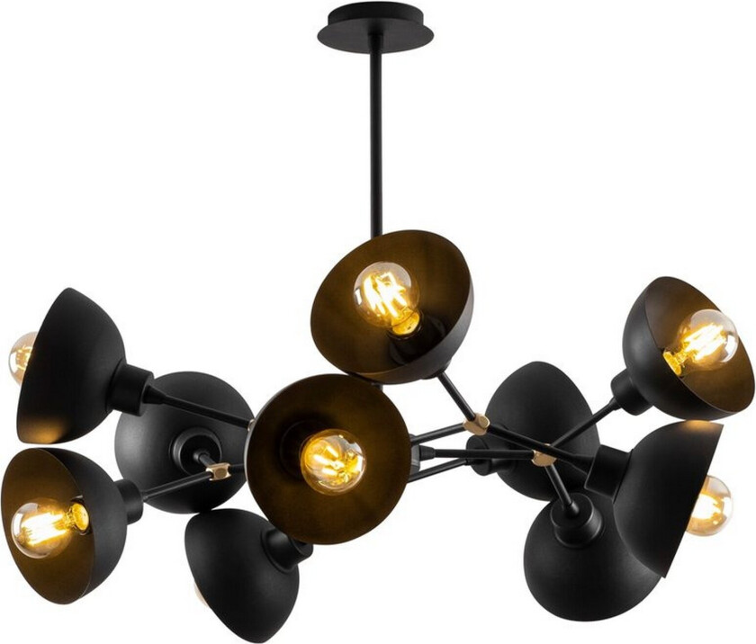 Taklampe Ilmare Moonza Svart - Svart