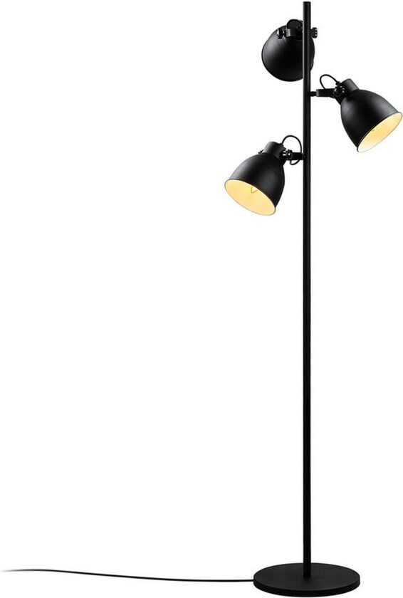 Gulvlampe Elber Svart - Svart