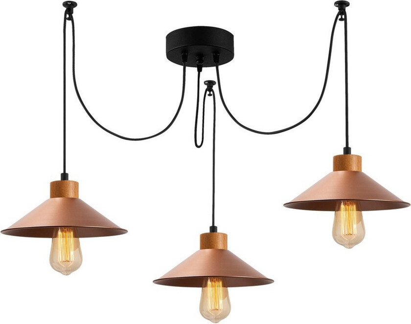 Taklampe Sudalwani Kobber - Kobber