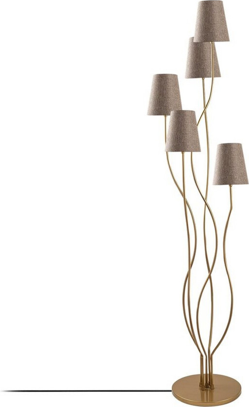 Gulvlampe Crestor Gull / Beige - Gull / Beige