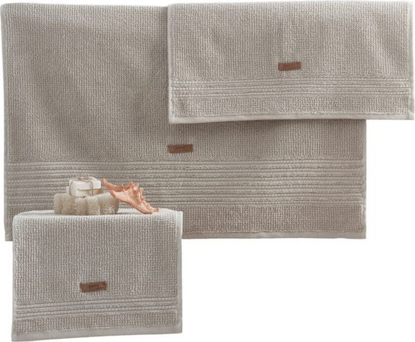 Håndklesett (3 deler) Velvære Beige - Beige