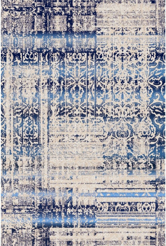 Bilde av Gulvteppe Stribor Blå - 80 x 150 cm