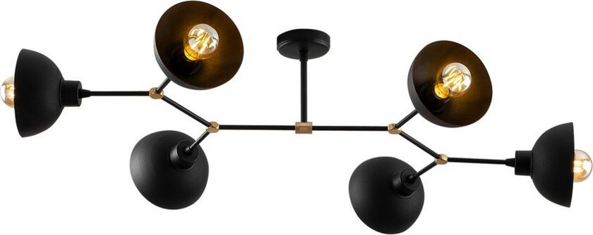Taklampe Ilmare Svart - Svart