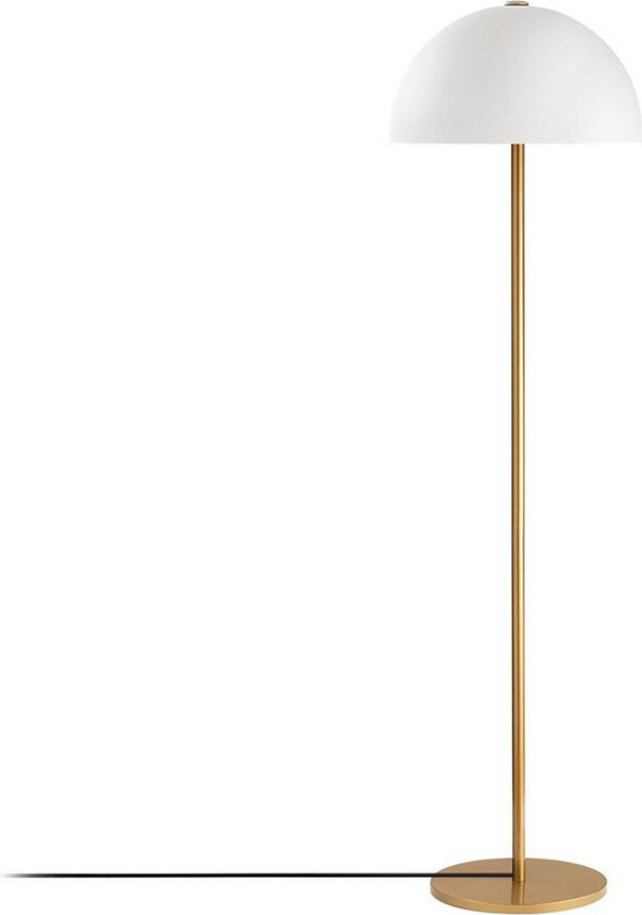 Gulvlampe Blandet Gull Hvit - Gull Hvit