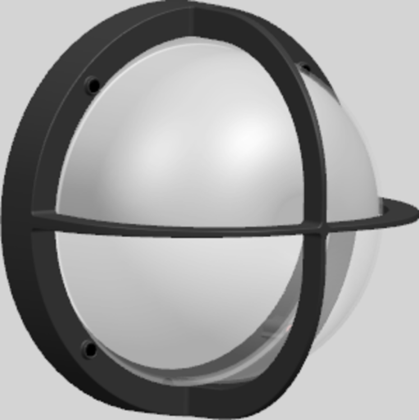 Skottlampe TOBI E27 antrasitt