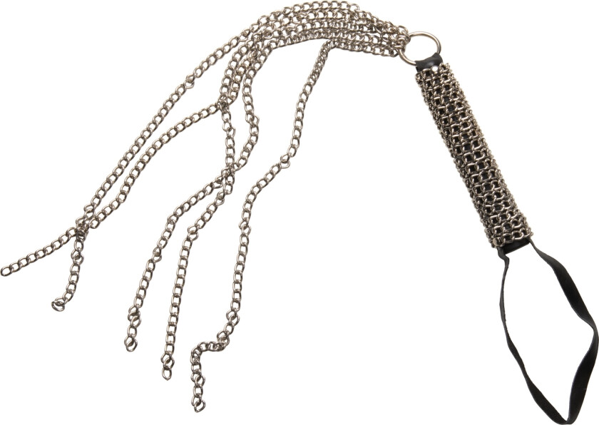 Flogger med Metallkjeder - Svart