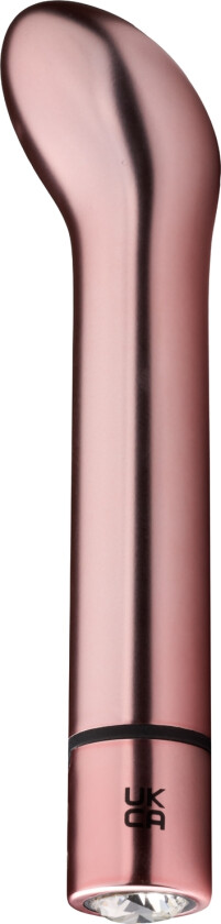 Oppladbar Glamorous Jewel G-punktsvibrator - Rosa Gull