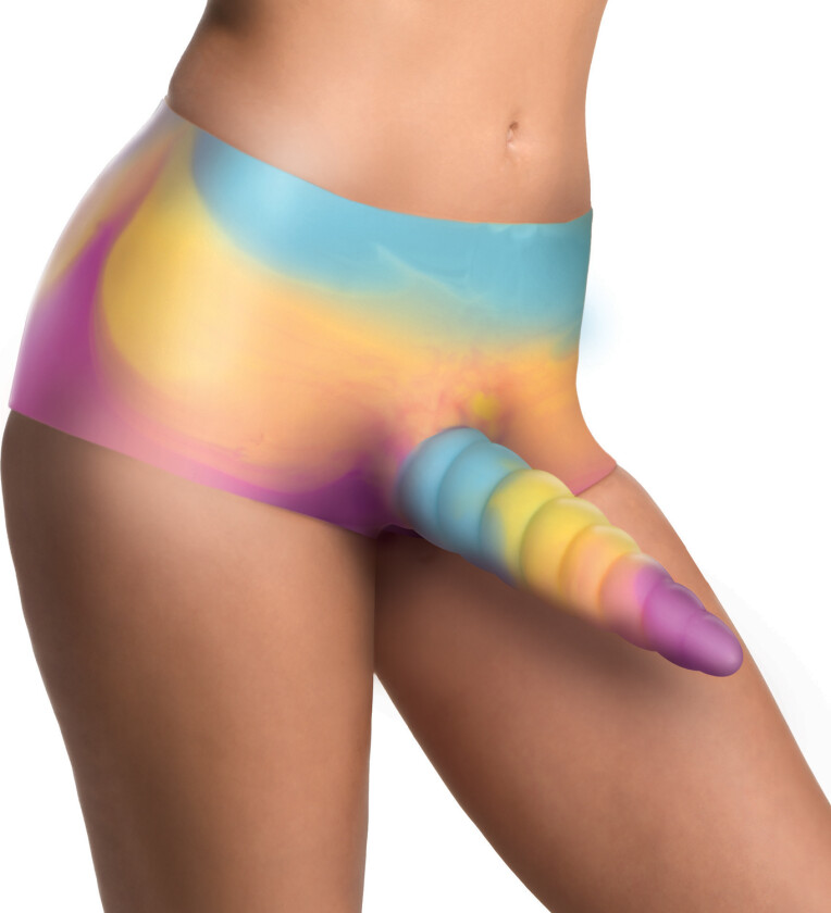 Unicorn Strap-On Shorts - Blå