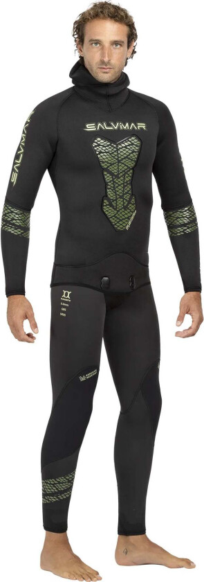 Spearfishing våtdrakt 7 mm - 3XL