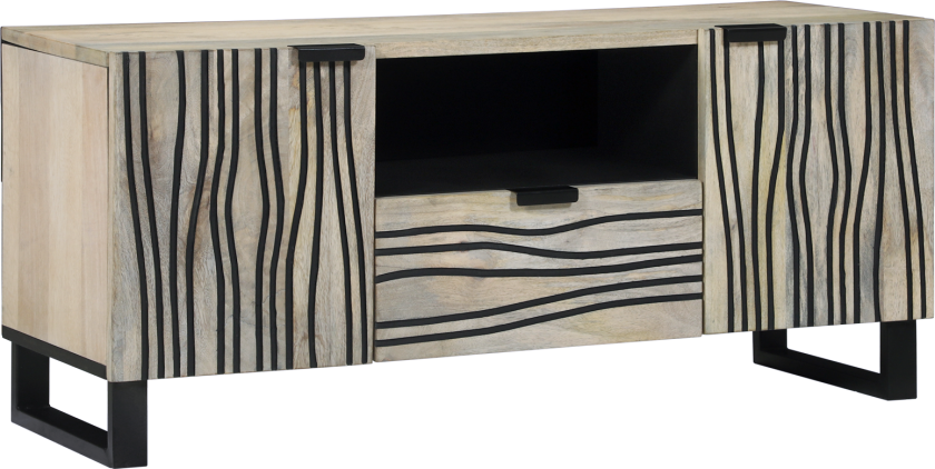 Medieoppbevaringsskap og -hyller med skuff med hylle med lagring med dør Hvit og svart