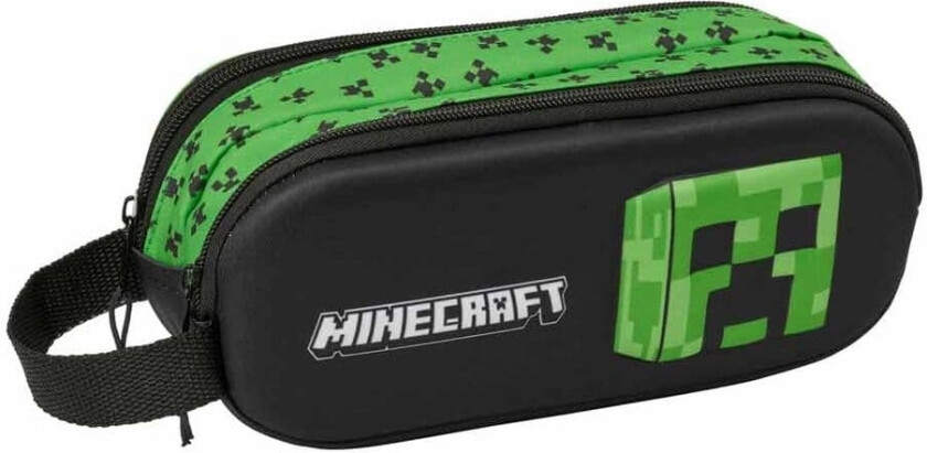 Minecraft 3D double pencil case