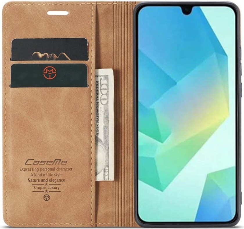 CaseMe mobildeksel 013 Samsung Galaxy A16 5G - Brun