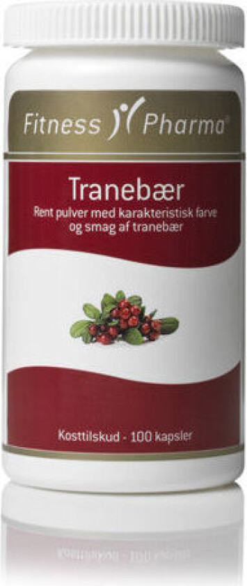 Tranebærkapsler - 100 Kapslar