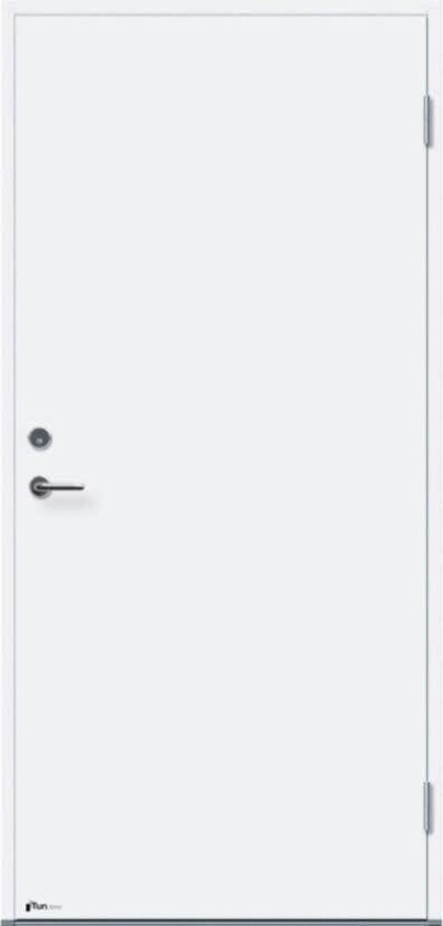 Ytterdør Tundøren Tun 700 Hvit uten Sylinder