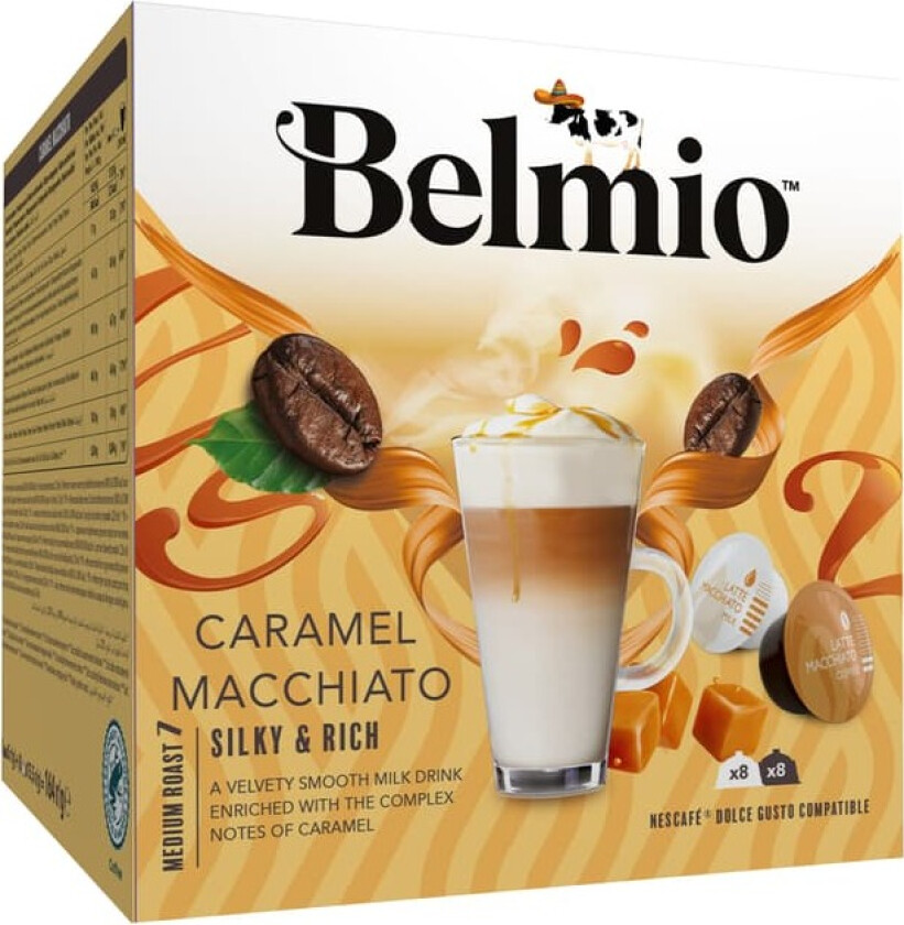 Caramel Macchiato kaffekapsler for Dolce Gusto (8x2 pakning)