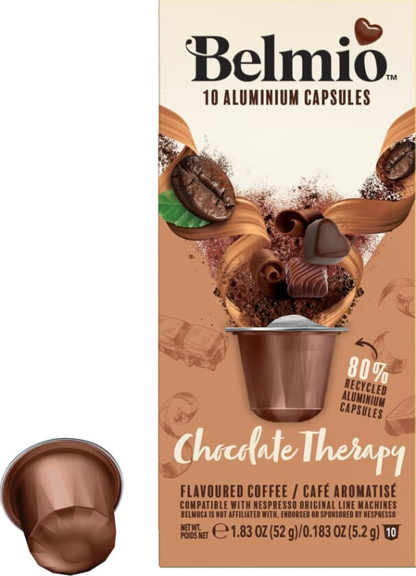 Chocolate Therapy kaffekapsler til Nespresso (10-pk)