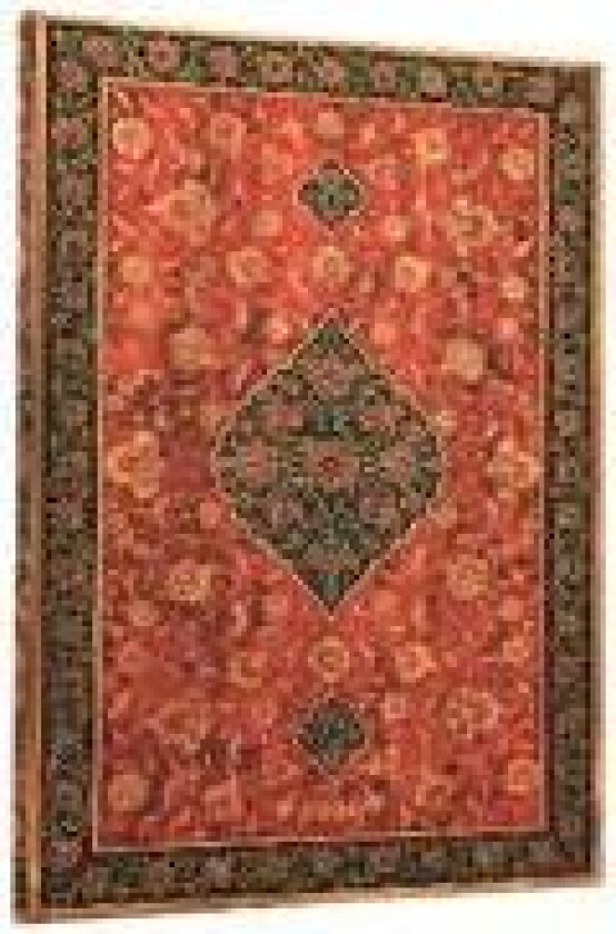 2026 Layla (Persian Poetry) Grande 12-month Vertical Hardcover Flexi Dayplanner 2026 (Elastic Band Closure)